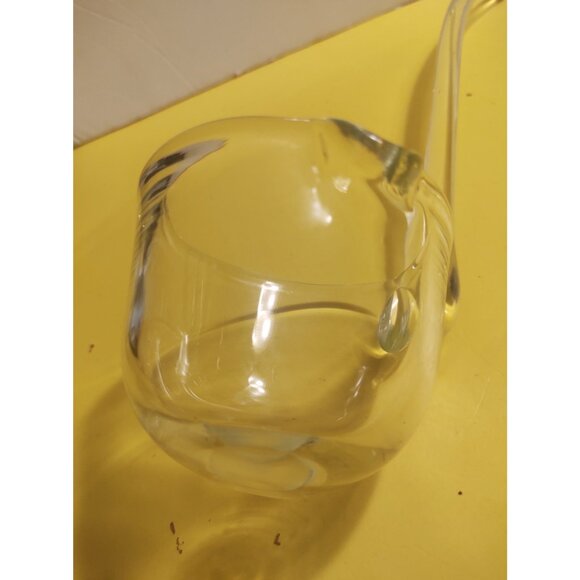 Vintage Glass Ladle 14 ” Hand Blown - Ladle Bowl 4" wide - Picture 7 of 9